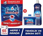 Finish Hba 65 Tablet +Parlatıcı 800 Ml+Makine Temizleyici 250 Ml