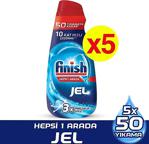 Finish Hba Bulaşık Mak Deterjanı Konsantre Jel 1000 Ml X 5