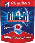 Finish Hepsi Bir Arada 20 Adet Bulaşık Makinesi Tableti