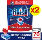 Finish Hepsi Bir Arada 35 Adet 2'Li Paket Bulaşık Makinesi Tableti