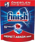 Finish Hepsi Bir Arada 55 Adet 4'Lü Paket Bulaşık Makinesi Tableti