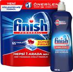 Finish Hepsi Bir Arada 65 Tablet + Fİnish 800 ml Parlatıcı