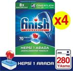 Finish Hepsi Bir Arada 70 Tabletx4 Adet