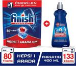 Finish Hepsi Bir Arada 80'li Tablet + Fİnish 400 ml Parlatıcı