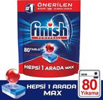 Finish Hepsi Bir Arada Bulaşık Makinesi Deterjanı Tableti 80 Yıkama