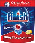 Finish Hepsi Bir Arada Limon 65 Adet Bulaşık Makinesi Tableti