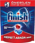 Finish Powerball Hepsi Bir Arada Bulaşık Yıkama Deterjanı 50 Tablet