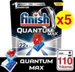 Finish Powerball Quantum Max 22 Adet 5'li Paket Bulaşık Makinesi Tableti