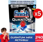 Finish Powerball Quantum Max 48 Adet 5'li Paket Bulaşık Makinesi Tableti