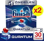 Finish Quantum 15 Adet 2'li Paket Bulaşık Makinesi Tableti