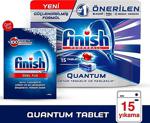 Finish Quantum 15 Tablet Bulaşık Makinesi Deterjanı + Tuz 1500 Gr