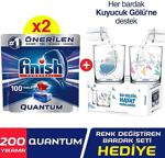 Finish Quantum 200 Tablet Bulaşık Makinesi Deterjanı 100X2