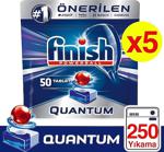 Finish Quantum 50 Adet 5'Li Paket Bulaşık Makinesi Tableti