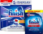 Finish Quantum 50 Adet Bulaşık Makinesi Tableti + 1500 gr Tuz