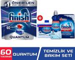 Finish Quantum 60 Tablet Bulaşık Makinesi Deterjanı + Temizlik Ve Bakım Seti