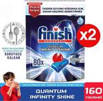 Finish Quantum Infinity Shine 160 Kapsül Bulaşık Makinesi Tableti