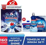 Finish Quantum Infinity Shine 160 Kapsül + Temizlik Ve Bakım Seti