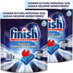 Finish Quantum Infinity Shine 80'Li 2 Adet Bulaşık Makinesi Tableti