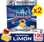 Finish Quantum Limon 50 Adet 2'li Paket Bulaşık Makinesi Tableti