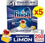 Finish Quantum Limon 50 Adet 5'Li Paket Bulaşık Makinesi Tableti