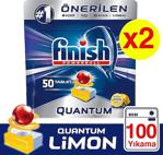 Finish Quantum Limon Kokulu Bulaşık Makinesi Deterjanı 2 X 50 Tablet