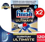 Finish Quantum Ultimate 120 Kapsül Bulaşık Makinesi Deterjanı Tableti (60X2)