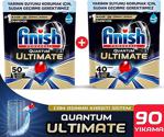 Finish Quantum Ultimate 90 Kapsül Bulaşık Makinesi Deterjanı Tableti (50+40)