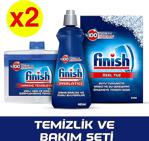 Finish Temizlik Ve Bakım Seti X2 (parlatıcı 400 Ml+makina Sıvı 250 Ml+ Tuz 500 Gr)