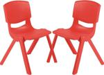Fiore Büyük Şirin 2'Li Kırmızı Çocuk Sandalyesi
