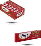 First Duo Stick Çilek Aromalı Şekersiz Tatlandırıcılı Sakız 13,5 Gr X 24 Adet