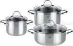 Fissler Paris 3'lü 6 Parça Tencere Seti