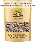 Fıstık Net Kavrulmuş Tuzlu Kırmızı Iç Antep Fıstığı 450 Gr