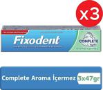 Fixodent Complete Aromasız 47 Gr 3 Adet Protez Diş Yapıştırıcı