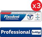 Fixodent Professional 40 Gr 3 Adet Diş Protezi Yapıştırıcı Krem