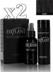 Fixplant Saç Dolgunlaştırıcı 28 Gr X 2 + Fixator Sabitleyici Sprey 100 Ml X 2 Siyah