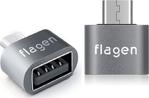 Flagen Macbook Pro Air Usb To Type-C Otg Dönüştürücü Çevirici