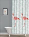 Flamingo Banyo Perdesi + Askı Hediyeli 180x200