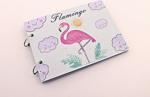 Flamingo Tasarımlı Kendin Yap Fotoğraf Albümü Klaket