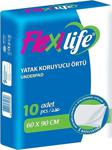 Flexi Life 60X90Cm 10'Lu Köpek Çiş Pedi / Yatak Koruyucu Örtü