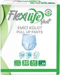 Flexi Life Flexilife Plus Ped Emici Külot Yetişkin Hasta Bezi Medium Boy 30 Lu 2 Paket