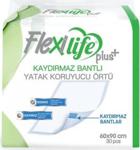 Flexi Life Kaydırmaz Bantlı Hasta Alt Açma Yatak Koruyucu Örtü 30Lu