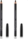 Flormar 2 Adet Siyah Eyeliner - Waterproof Eyeliner 101 Black Ice