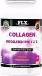 Flx Collagen Kolajen Tip-1-2-3 Hyoluronic Vitamin C 90 Tablet