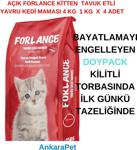 Forlance Kitten Tavuklu Yavru Kedi Maması 4 Kg AÇIK