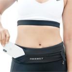 Freebelt Siyah Yeni Nesil Spor Bel Çantası Koşu Ve Fitness Kemeri