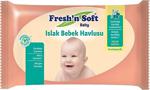 Fresh'N Soft Baby Islak Bebek Havlusu, 56 Yaprak, Beyaz