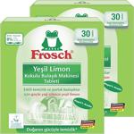 Frosch Yeşil Limon Kokulu 30Lu Bulaşık Makinesi Tableti X 2 Paket