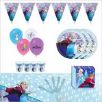 Frozen Karlar Ülkesi Elsa Doğum Günü Parti Malzemeleri Süsleri Seti 16 Kişilik