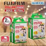 Fujifilm instax Mini 7-8-9-25 için 20'li Film 2'li Paket 40 Adet