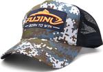 Fujin Blue Camo Cap (Şapka) - Standart - Siyah - Beyaz